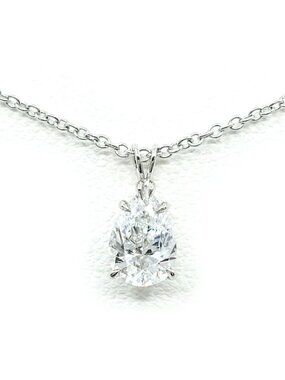 Harry Winston Diamond Pear Necklace